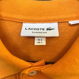 Lacoste Classic Fit Polo in Vibrant Orange